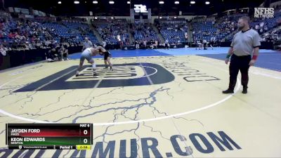 5A-165 lbs Semifinal - Jayden Ford, Maize vs Keon Edwards, Newton