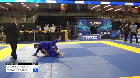 AMANDA MARIE BENNETT vs TAYLOR HEATHER FINDLAY 2024 Pan Jiu Jitsu IBJJF Championship