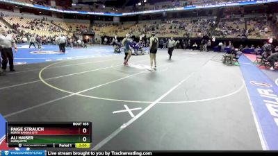 170 Class 2 lbs Quarterfinal - Ali Haiser, Marquette vs Paige Strauch, North Kansas City