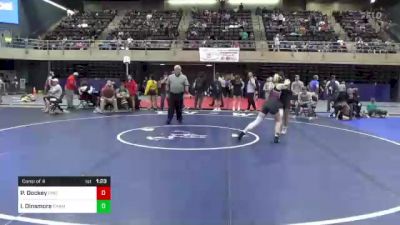 130 lbs Consi Of 4 - Peyton Dockey, Pine Grove, PA vs Iley Dinsmore, Chambersburg, PA