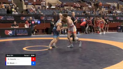 60 lbs Quarterfinal - Brady Koontz, Titan Mercury Wrestling Club (TMWC) vs Max Black, NMU-National Training Center