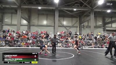 105 lbs Semifinal - Brooklyn Simpson, Kansas Young Guns vs Camdyn Post, Great Bend