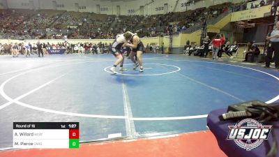 Round Of 16 - Andrew Willard, Weatherford Youth Wrestling vs Max Pierce, Cardinal Wrestling Club