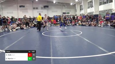 114 lbs Pools - Carmello Kolb, SouthTown Savages vs Evan Martin, PA Titan Wrestling