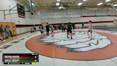 84 lbs 3rd Place Match - Archer Wenzel, Powell Wrestling Club vs Hadley Henton, North Big Horn Rams