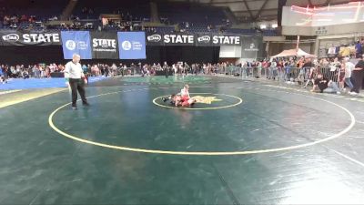 49 lbs Cons. Round 2 - DeAndre Romero, Victory Wrestling-Central WA vs Ryland ONeill, Askeo International Mat Club