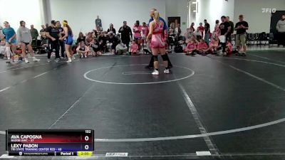 132 lbs Quarterfinals (8 Team) - Gabby Schectman, RaZor GWC vs Polina Shardakova-Scorzafava, Tri State Training Center Red