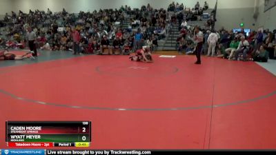 138 lbs Cons. Round 1 - Caden Moore, Steamboat Springs vs Wyatt Meyer, Highland