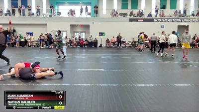 120 lbs Cons. Round 2 - Nathan Halulko, Treasure Coast Wrestling Club vs Juan Albarran, Quest For Gold