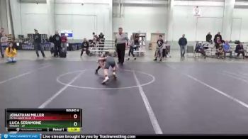 76 lbs Round 6 (8 Team) - Jonathan Miller, PA Alliance Blue vs Luca Seramone, Kraken