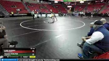D1-113 lbs Champ. Round 1 - Travis Moelter, River Falls vs Luke Kamish, New Richmond