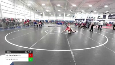 136 lbs Quarterfinal - Reed Cousineau, ME Trappers WC vs Isayah Isham, Mount Abraham VT