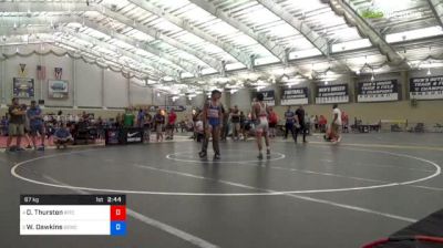 67 kg Consolation - Dylan Thurston, IRTC vs Wesley Dawkins, Nebraska Golden Eagles Wrestling Club