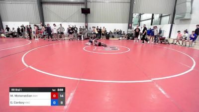 57 kg Rr Rnd 1 - Matthew Motamedian, Blue Wave 2 vs Gannon Conboy, Knights Wrestling Club