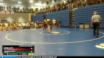 215 lbs Semis & 1st Wb (8 Team) - Nysir Witt, Oglethorpe County vs Andon Flotz, Temple