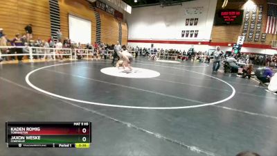 138 lbs Cons. Round 2 - Jaxon Weske, Cokeville vs Kaden Romig, Torrington