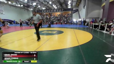 150 Boys Semifinal - Israel Enciso, Mission Hills vs Sergio Porras, Granite Hills