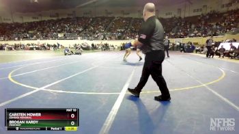 6A-215 lbs Cons. Round 1 - Carsten Mower, Edmond Memorial vs Brogan Hardy, Piedmont