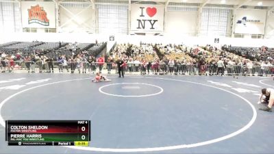 44 lbs Semifinal - Colton Sheldon, Fulton Wrestling vs Pierre Harris, Pal-Mac You Wrestling