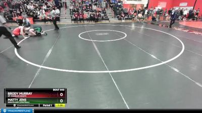 175 lbs Semifinal - Matty Jens, Grayslake (CENTRAL) vs Brody Murray, St. Charles (EAST)