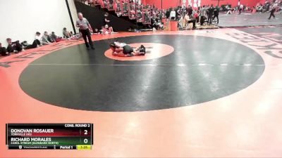 138 lbs Cons. Round 2 - Richard Morales, Carol Stream (GLENBARD NORTH) vs Donovan Rosauer, YORKVILLE (HS)