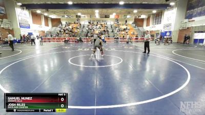 132 lbs Cons. Round 2 - Josh Riles, Excelsior Charter vs Samuel Nunez, Granite Hills