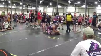 112 lbs Round 5 (6 Team) - Kameron Roberts, Team Iowa Red vs Mandius Volentine, Untouchables Black