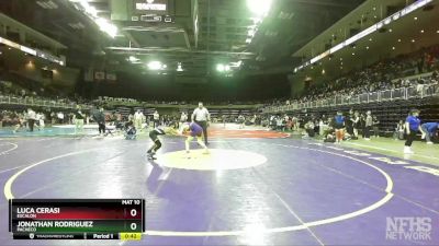 106 lbs Cons. Round 2 - Jonathan Rodriguez, Pacheco vs Luca Cerasi, Escalon