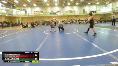 75-85 lbs Round 1 - Wyatt Truong, Apache Wrestling Club vs Noah Shuemake, Pirate Wrestling Club