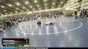 54 lbs Champ Round 1 (16 Team) - Karter Wright, Punisher Wrestling Company vs Ryker Johnson, Oregon