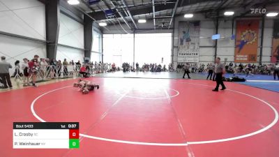 145 lbs Consi Of 32 #2 - Lukas Crosby, SC vs Payne Weinhauer, NY