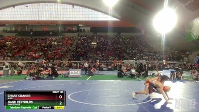 3A 98 lbs Quarterfinal - Chase Craner, Buhl vs Gage Reynolds, Snake River