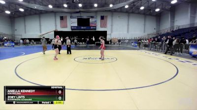 138 lbs Semifinal - Zoey Lints, Duanesburg-Schoharie vs Aniella Kennedy, Guilderland