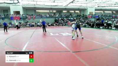 150 lbs Consi Of 4 - Josh Howard, Southington vs Lucas Gannotti, Waterford