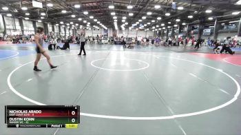 130 lbs Rd# 8- 12:30pm Saturday Final Pool - Nicholas Arado, East Coast Elite vs Dustin Kohn, Ranger WC