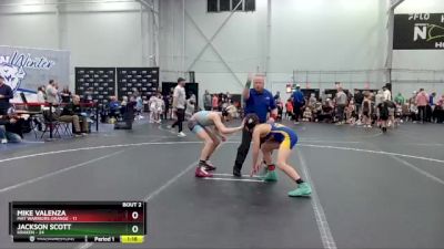 110 lbs Round 1 (4 Team) - Mike Valenza, Mat Warriors Orange vs Jackson Scott, Kraken