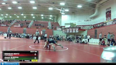 126 lbs 7th Place Match - Brendan Bentz, Club Madison vs Isaiah Buikema, Hanover Central