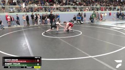 120 lbs Round 1 - Robert Taylor, Valdez Youth Wrestling Club Inc. vs Bryce Zeiler, Chugach Eagles Wrestling Club