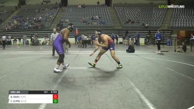 285 lbs Consi of 8 #1 - Darryl Aiello, Clackamas vs Charles Griffin, Ellsworth