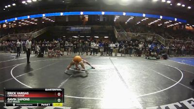 2A 113 lbs Quarterfinal - Erick Vargas, Lakeland Senior vs Gavin Samons, Gulf Breeze