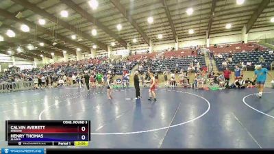 80 lbs Cons. Round 3 - Calvin Averett, Oregon vs Henry Thomas, Alaska