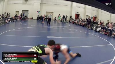 125 lbs Round 1 (6 Team) - Caleb Hennig, Team Texas vs Jasper Johns, Kansas Pythons