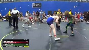 150 lbs Round 4 (6 Team) - Jaxon Miller, Untouchables Purple vs Ayden Tatum, Peer Pressure Elite