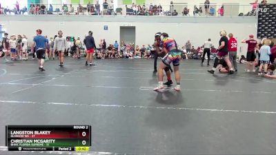 190 lbs Round 2 (4 Team) - Langston Blakey, Glasgow WA vs Christian McGarity, BHWC Florida Supreme