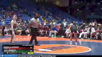 106 lbs Finals (8 Team) - Kaden Klapprodt, DeKalb vs Seth Mendoza, Chicago (Mt. Carmel)