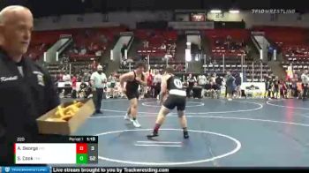 220 lbs Round 3 (6 Team) - Shane Cook, Funky Monkeys Grey vs Austin George, Impact WC