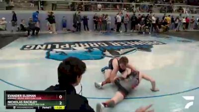 145 lbs Round 2 - Nicholas Rackley, Soldotna Whalers Wrestling Club vs Evander Elixman, Baranof Bruins Wrestling Club