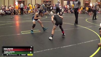 65 lbs Quarterfinals (8 Team) - Tarek Shama, Shore Thing vs Max Moyer, The Hunt WC