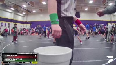 90 lbs Quarterfinal - James Butler, Cane Bay Cobras vs Preston Bartolini, Carolina Reapers