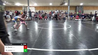 62 lbs Semifinal - Wyatt Beaver, Selinsgrove vs Mason Jones, Reading